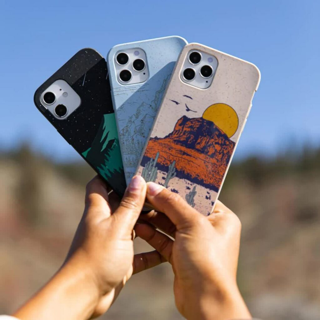 three phone cases